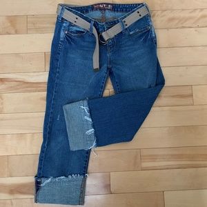 HINT Jeans Size 7(Juniors) With Belt Loops